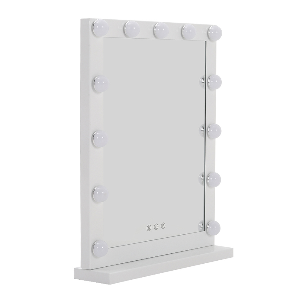 Hollywood Glow Rectangular Makeup Mirror with Stand