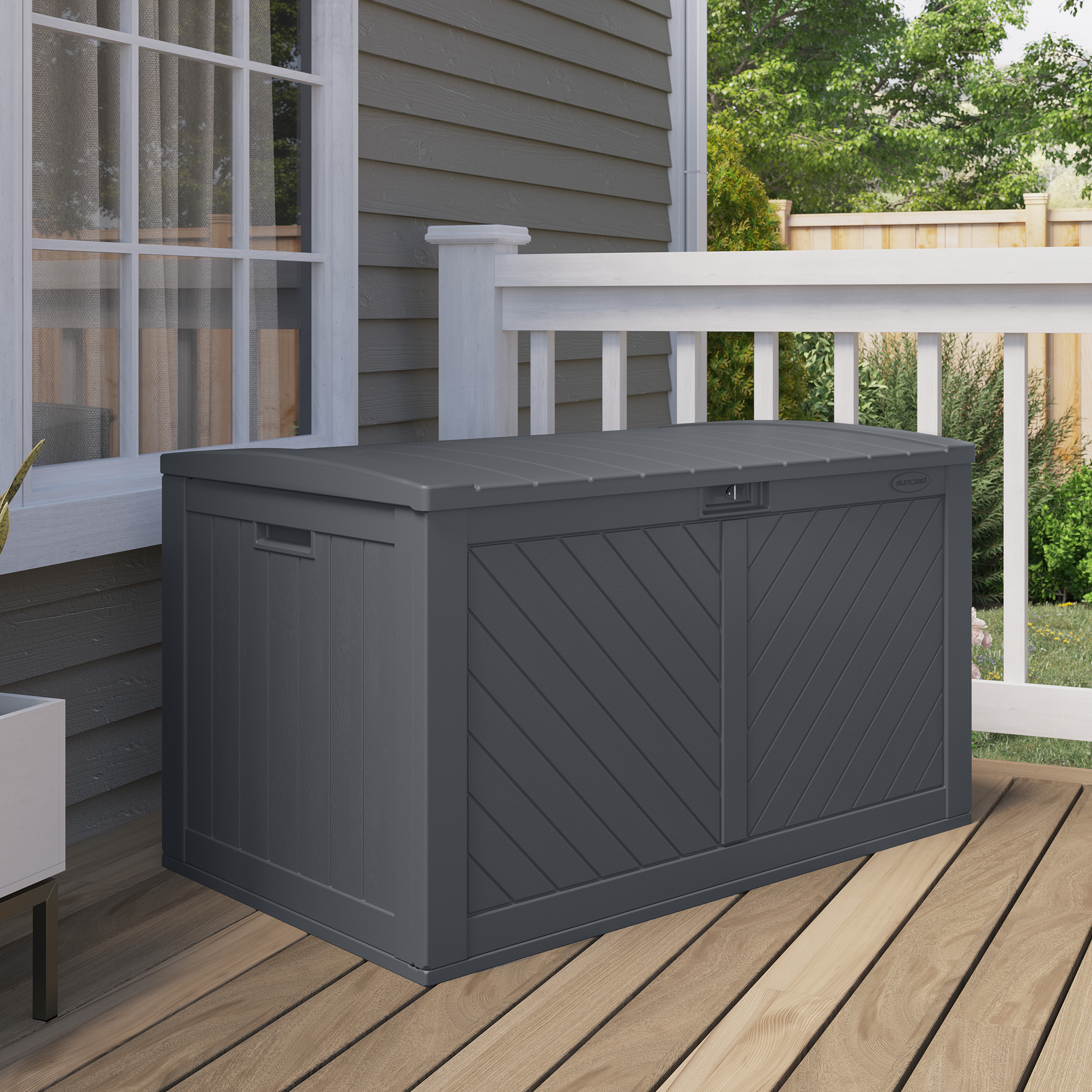 STOWELLN Garden Storage Box 507L - Cyberspace Grey
