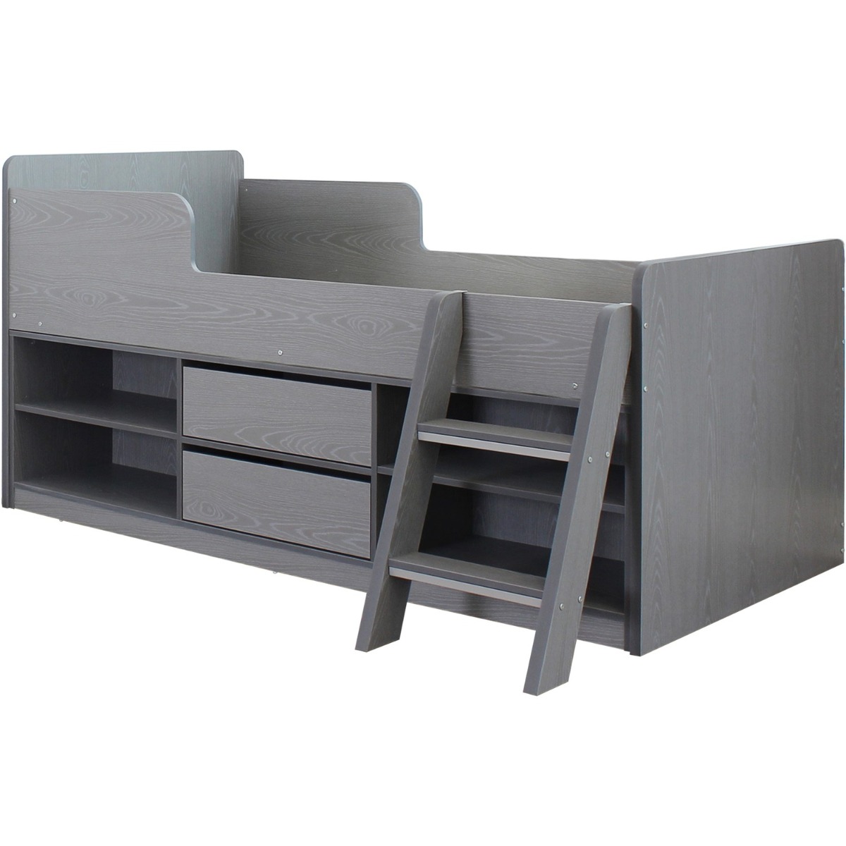 Felix Low Sleeper Bed - Grey