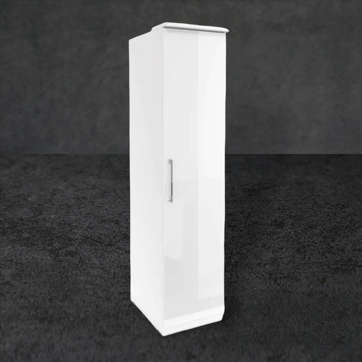 OPULENT 1 Door Wardrobe White - 45cm