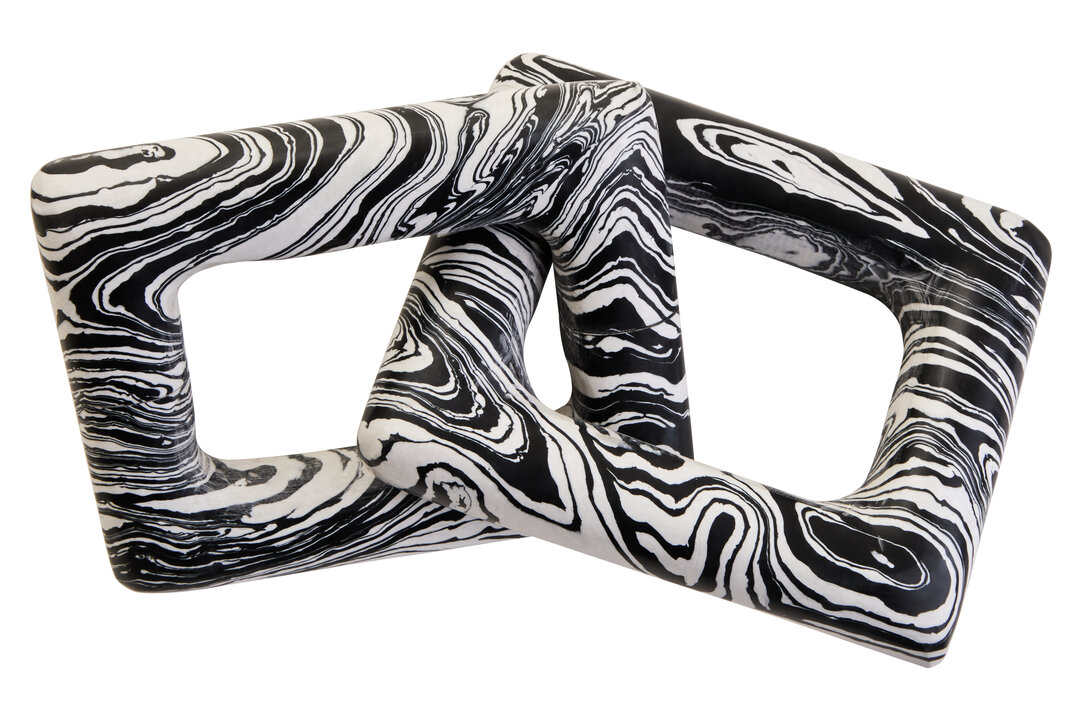 GORLENNE Decorative Marble Two Link Chain - Assorted