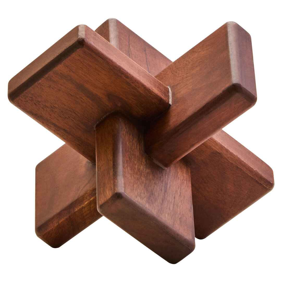 ISMERYN Wood Sculpture - Brown