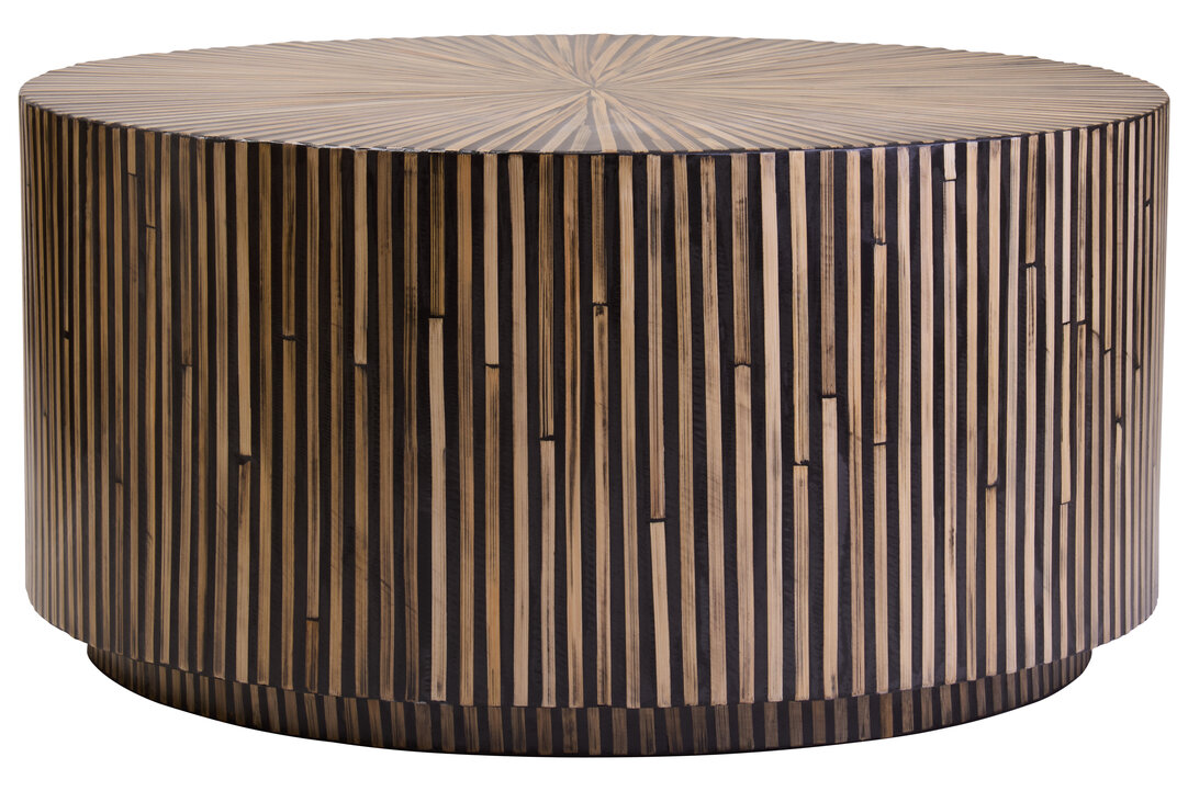 ELVIORA Round Coffee Table - Natural