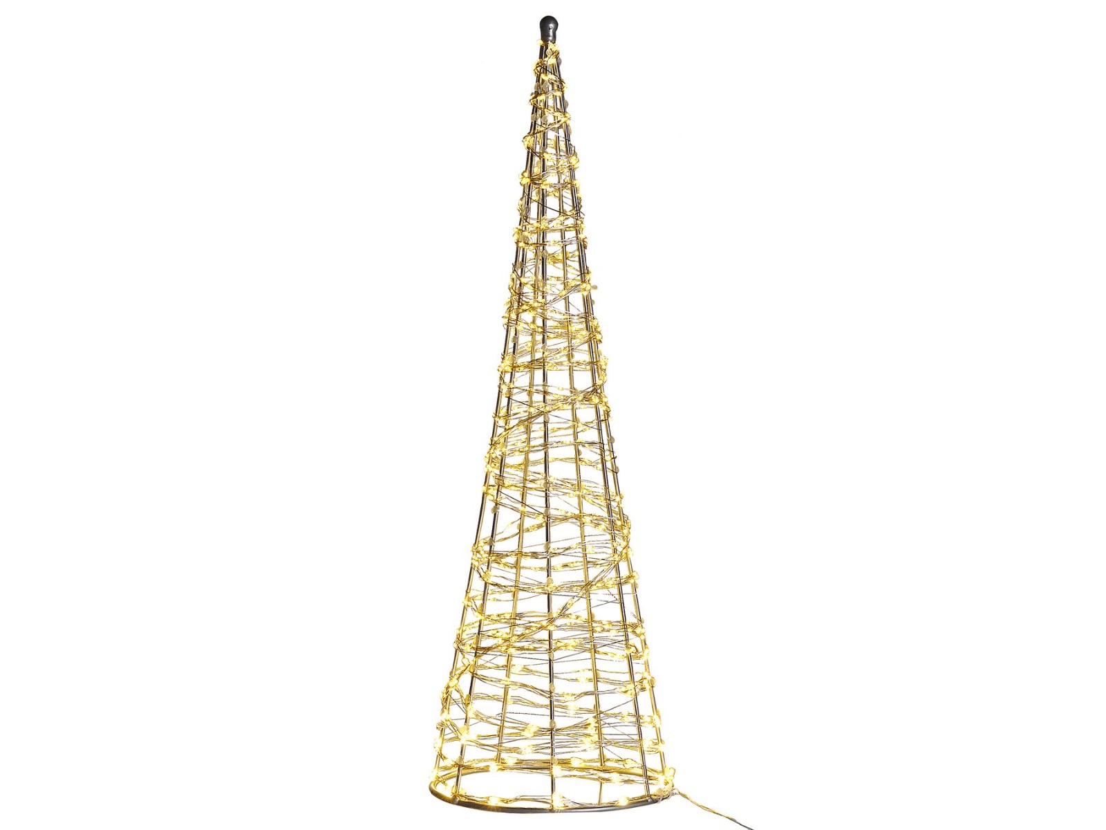 Mini Frost Outdoor LED Decoration Christmas Tree 57 cm - Silver