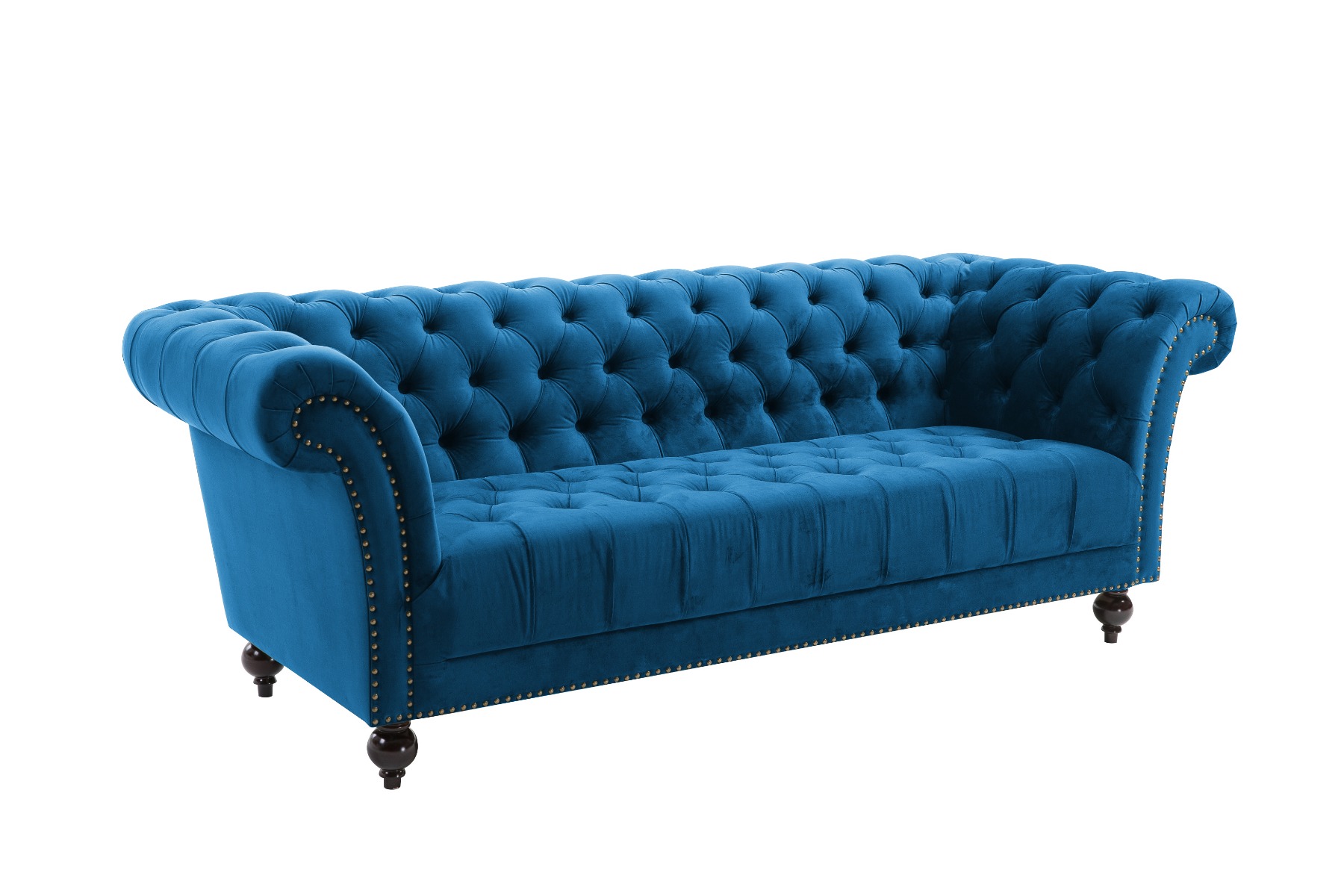 Birlea Chester 3-Seat Sofa - Blue