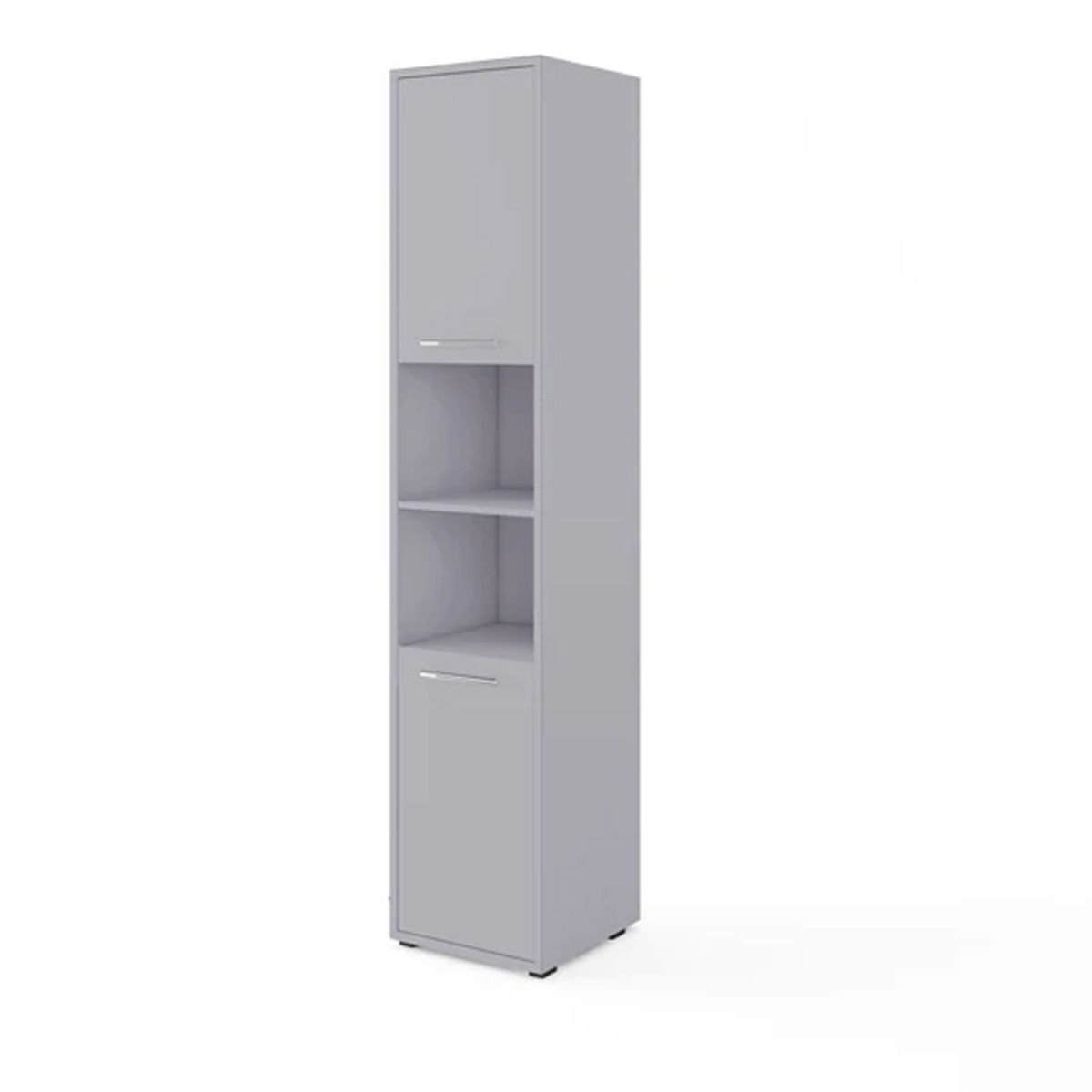 Tall Storage Cabinet for ArtNest Vertical Wall Bed Concept - Matt Grey