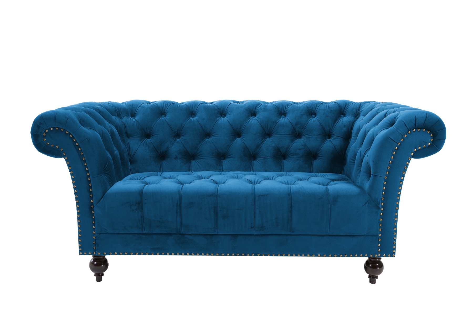 Birlea Chester 2-Seat Sofa - Blue