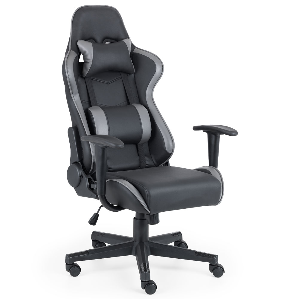 Comet Stylish Swivel Gaming Chair - Black/Grey