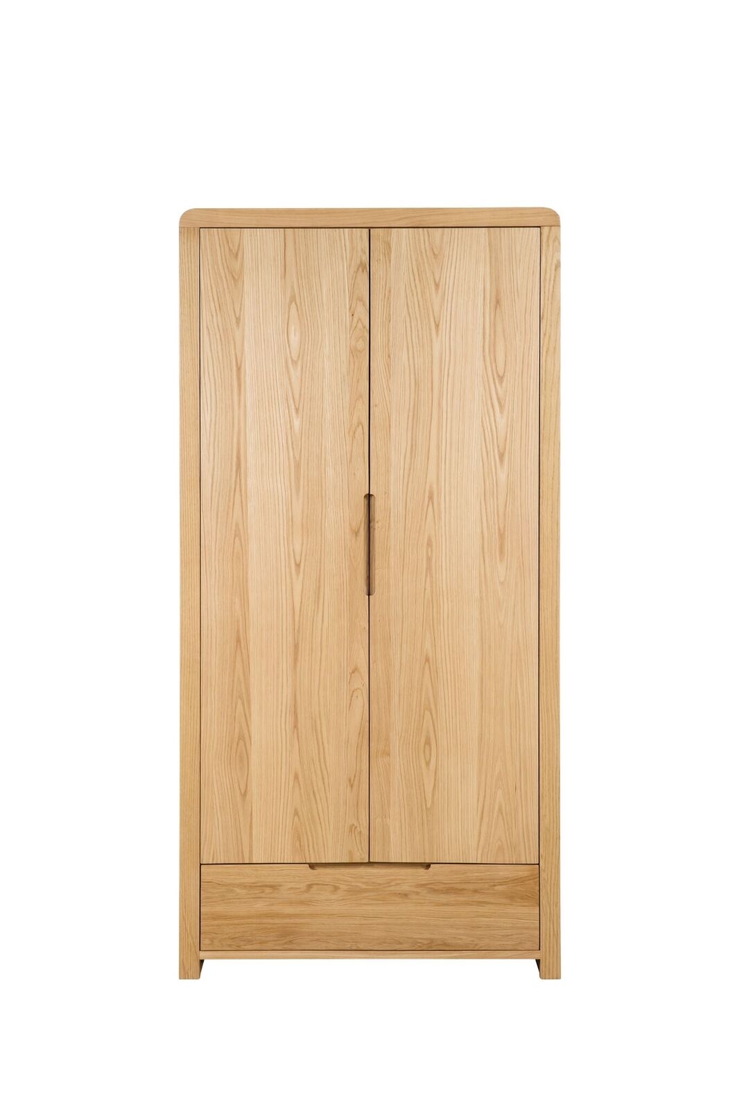 CUBA 2 Door Wardrobe with 1 Drawer Oak - 93cm