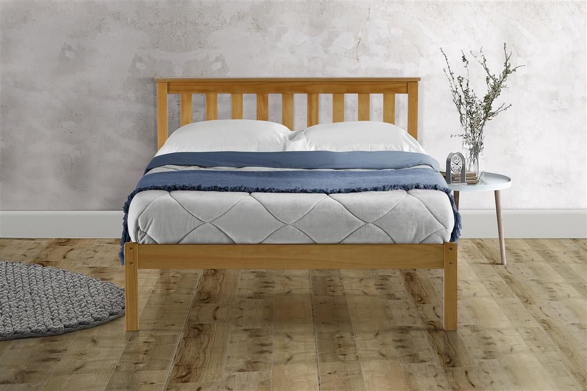 Birlea Denver Low End Wood Pine Bed Frame - Small Double 4ft