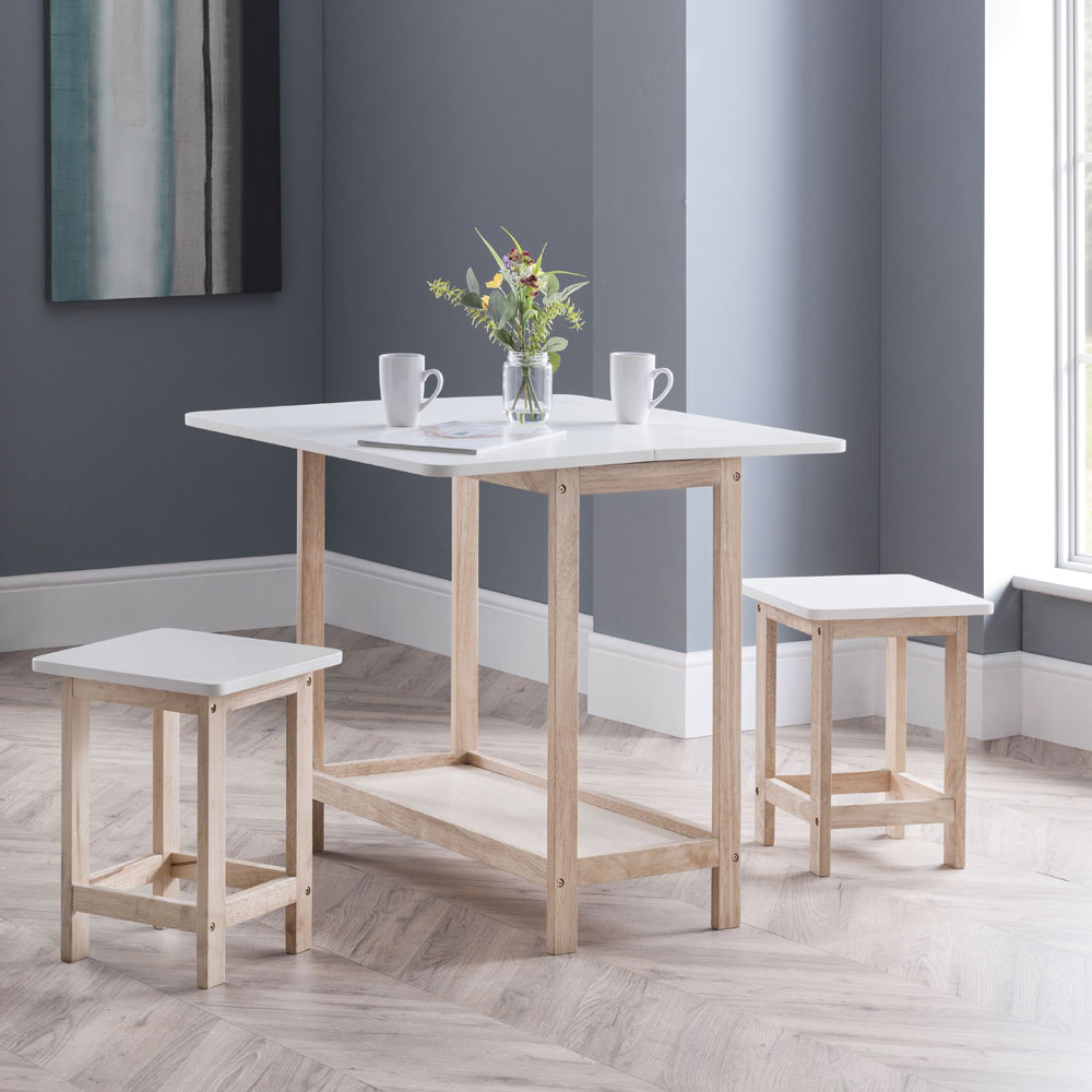 Bergen Bar Wooden Dining Table Set - Natural Wood