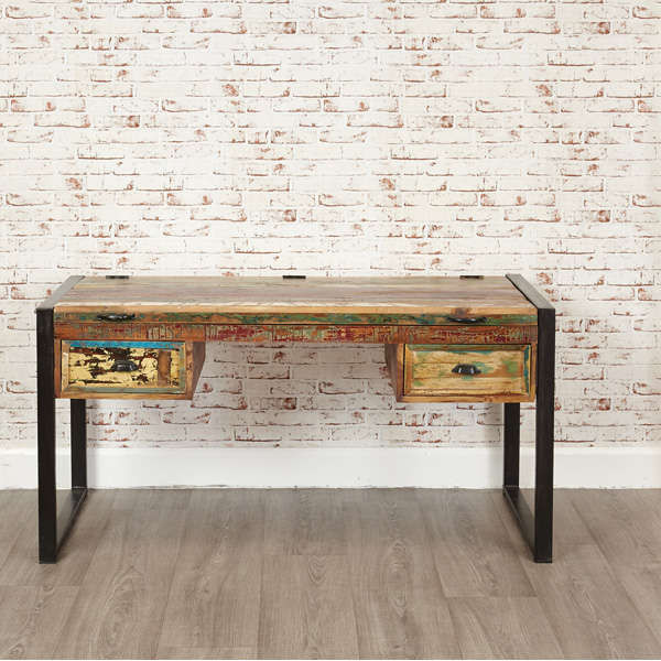 Laura Urban Edge Laptop Desk with Lift Up Storage - Natural Wood