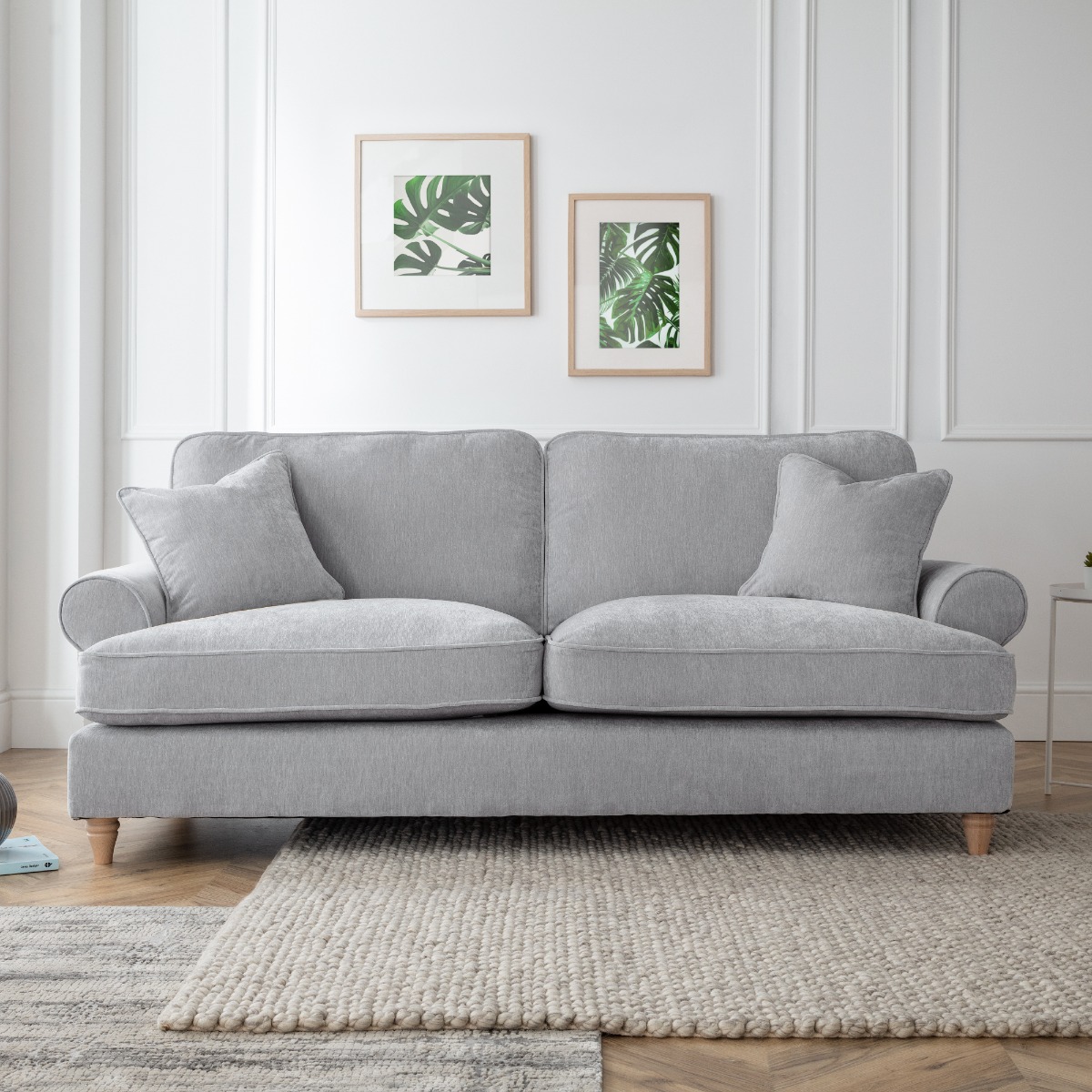 3 Seater Sofa - RAYONG Fabric - Ice