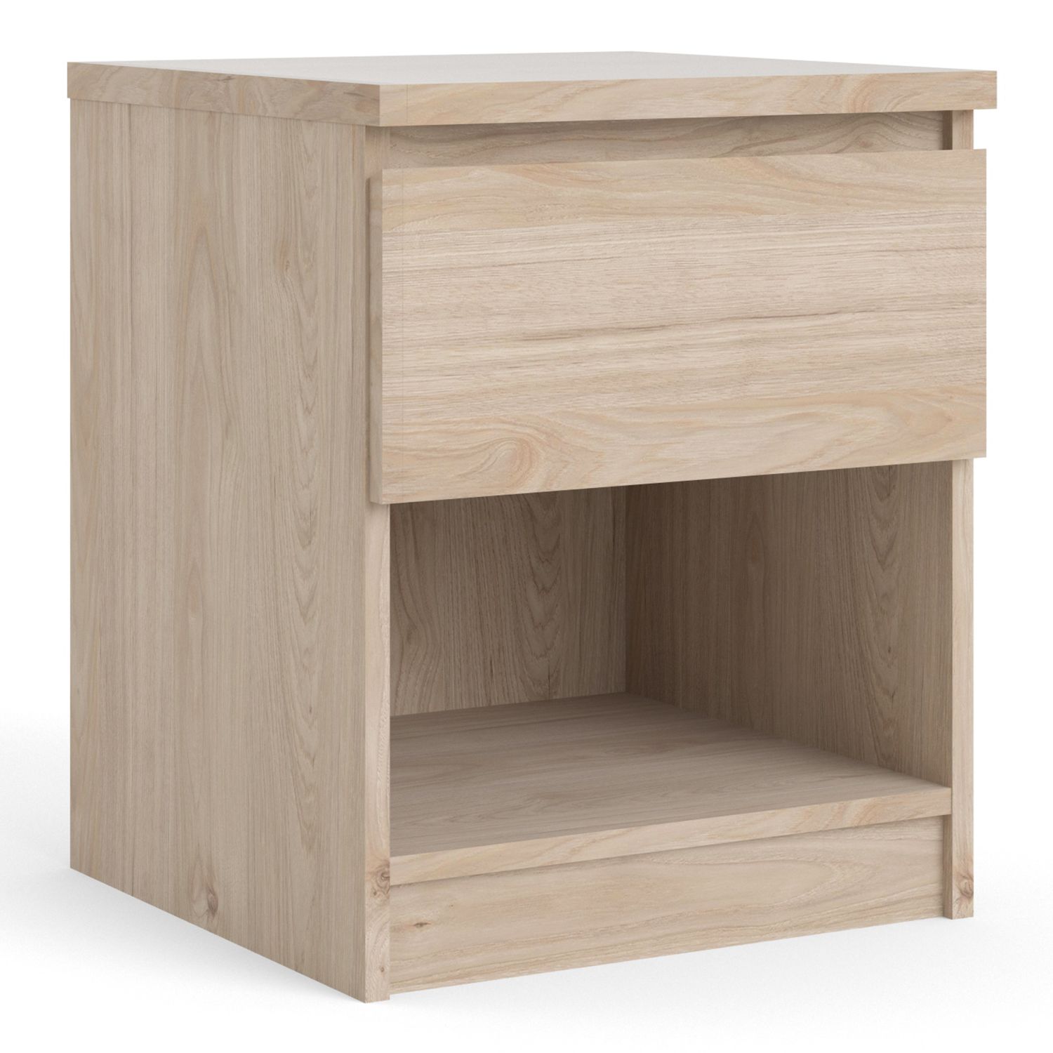 Bedside Table - NAIA 1 Drawer Nightstand Oak 40.4cm