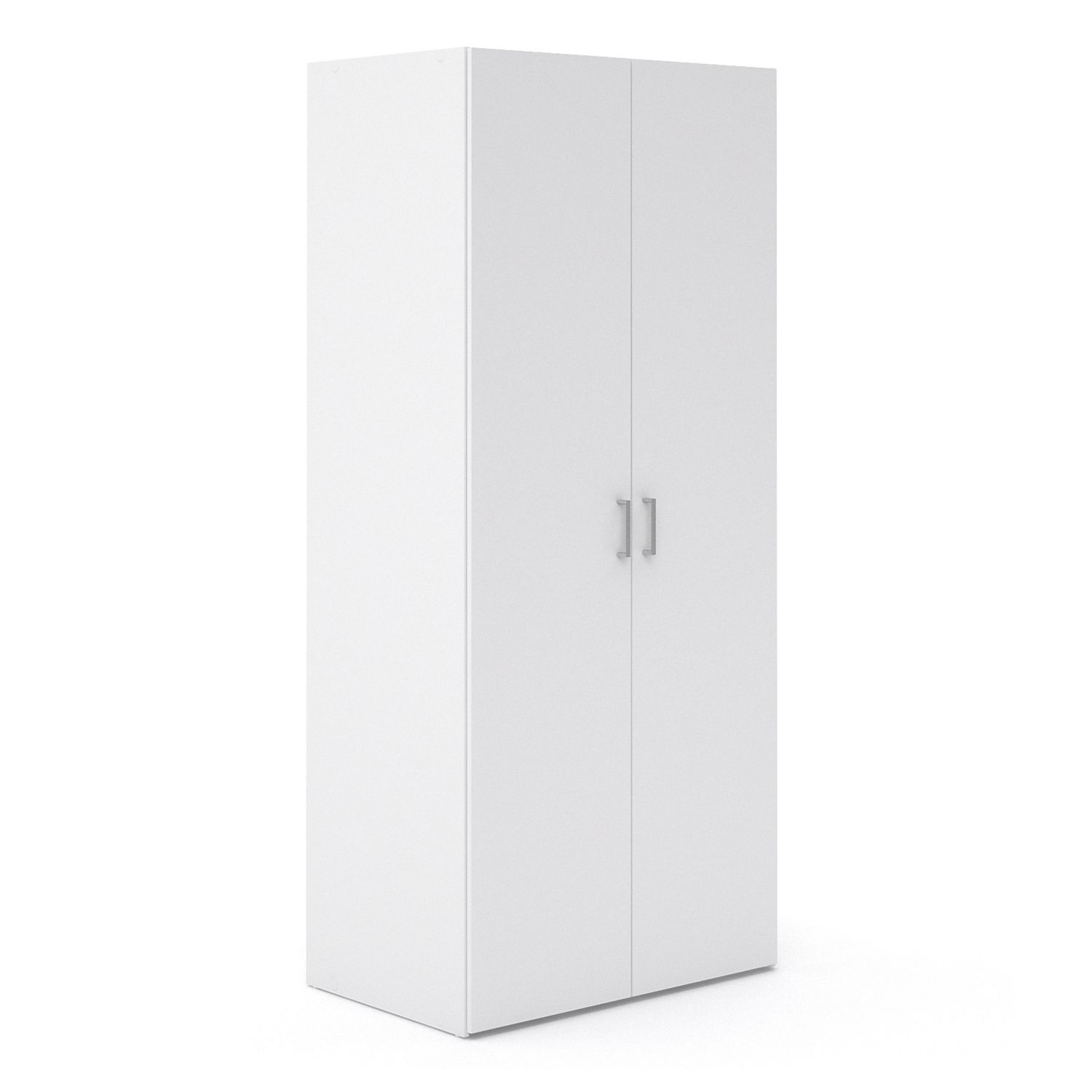 SUFFOLK 2 Door Kids Wardrobe White - 77.6cm