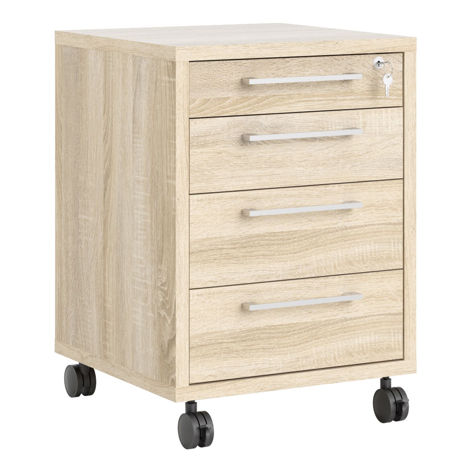 Prima Mobile cabinet n Oak - Oak Effect