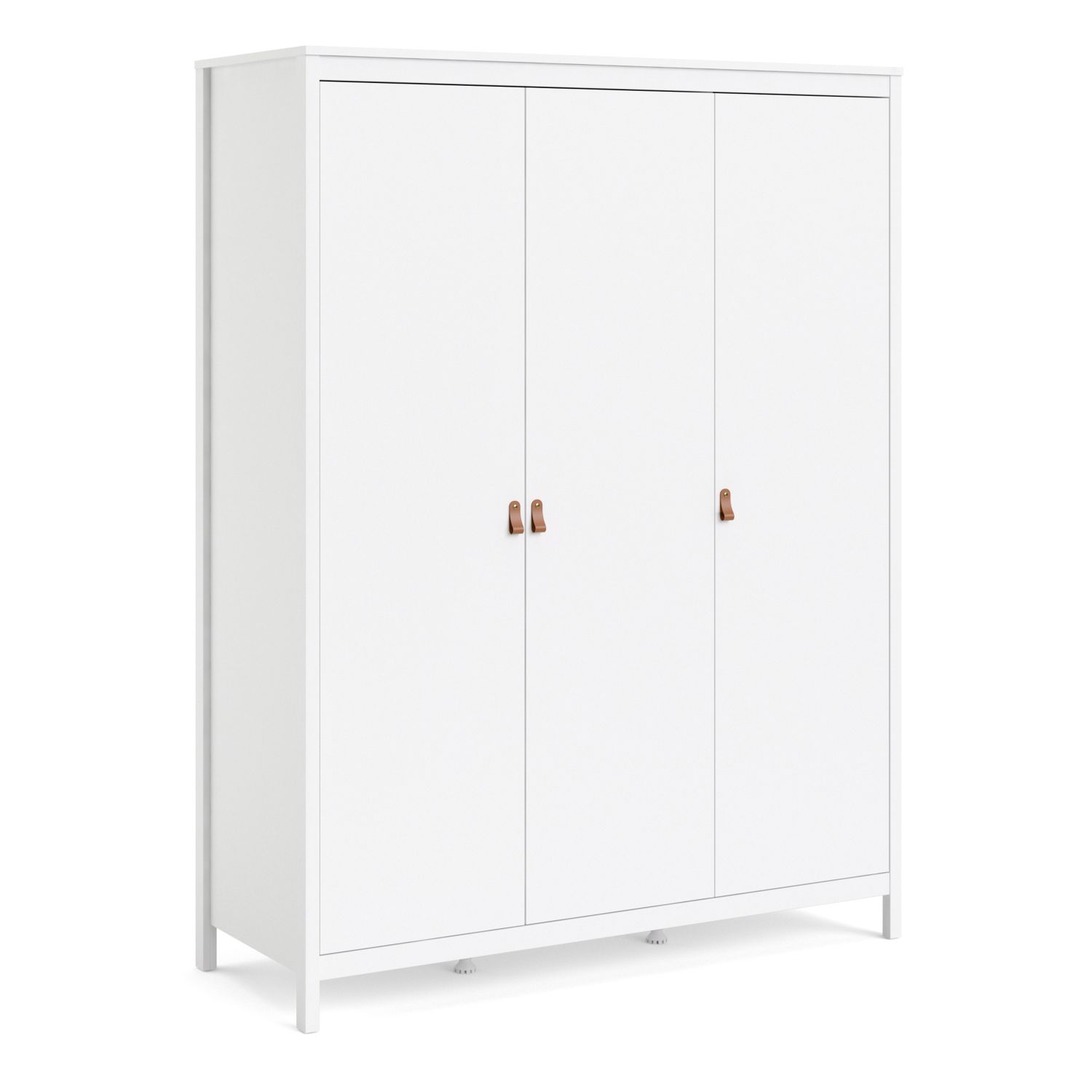 BURNLEY 3 Door Wardrobe White - 149.8cm
