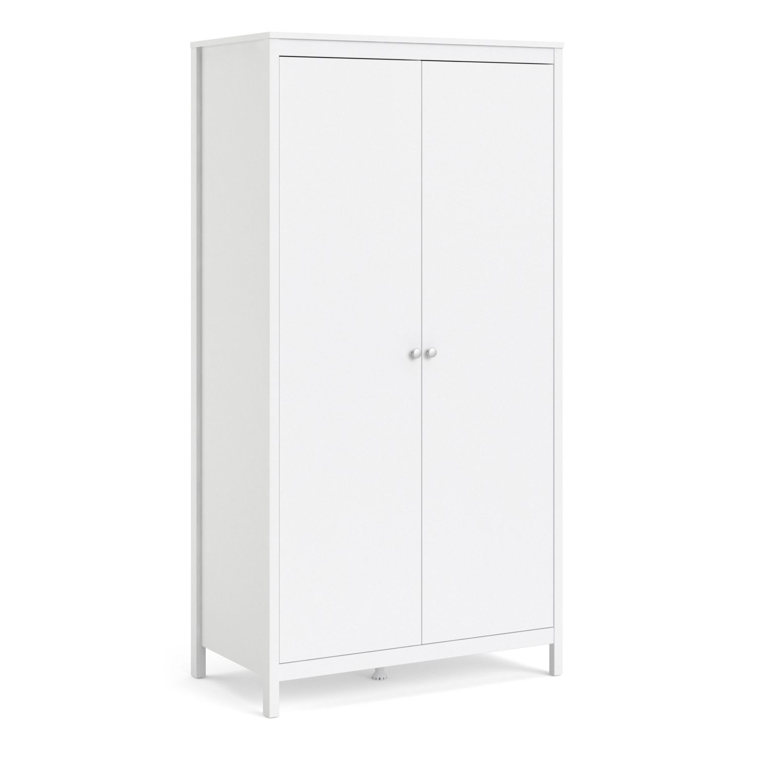 MEMPHIS 2 Door Kids Wardrobe White - 102.1cm