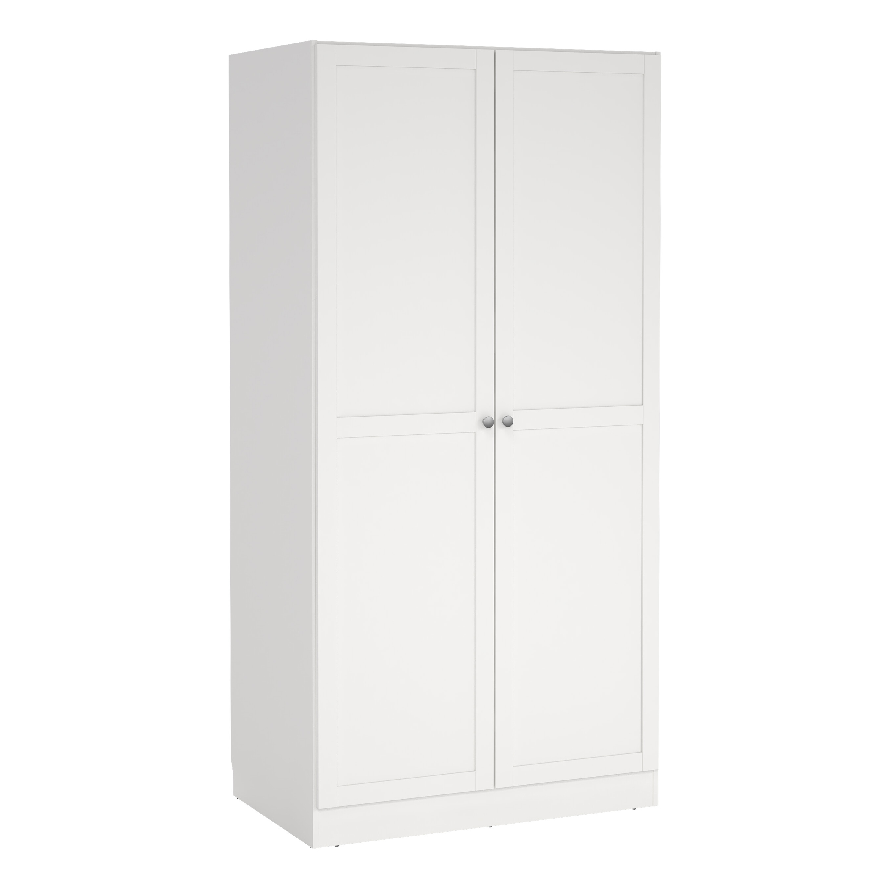 MANFRED 2 Doors Wardrobe White - 99cm