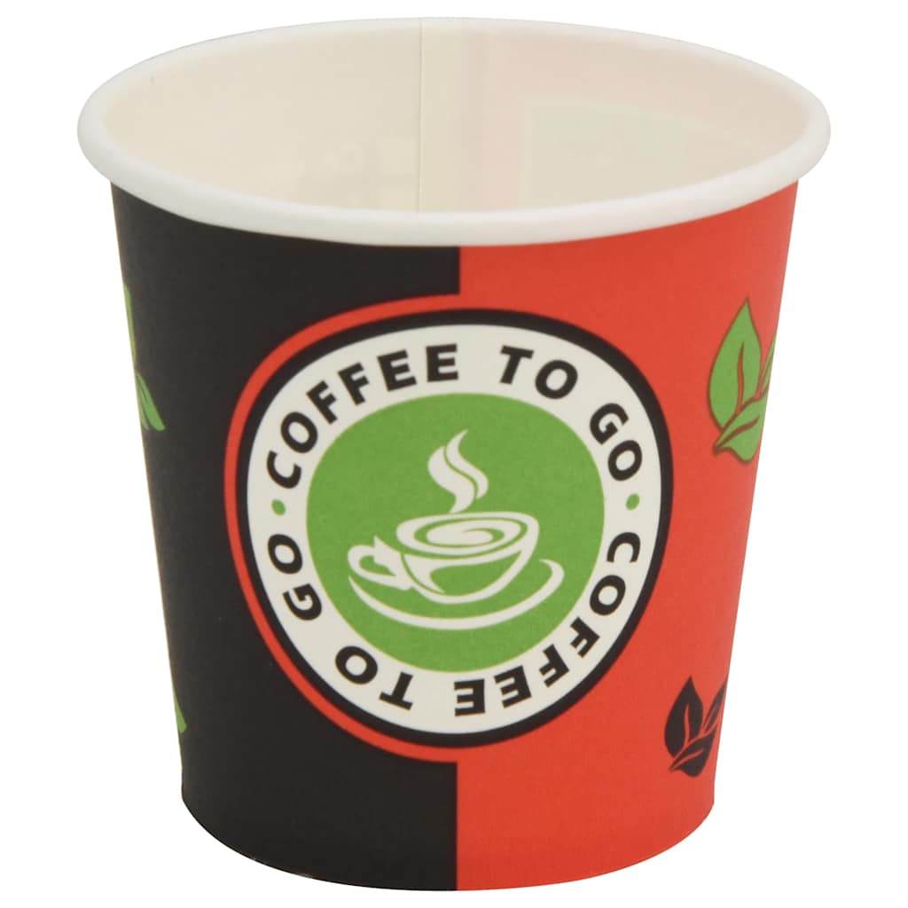 1000 Pcs Disposable Coffee Cups Paper 120 ml 4 oz