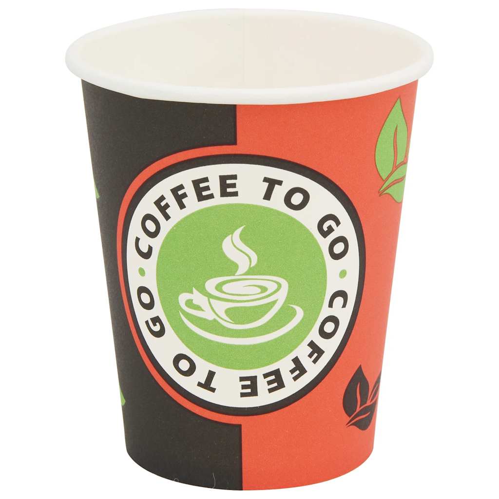 1000 Pcs Disposable Coffee Cups Paper 240 ml 8 oz