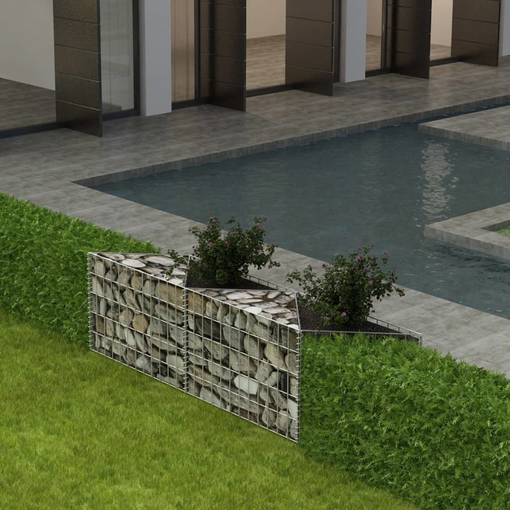 Gabion Basket Galvanised Steel 120x30x50 cm