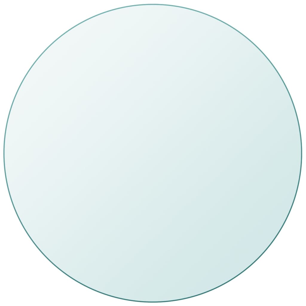 Table Top Tempered Glass Round 400 mm