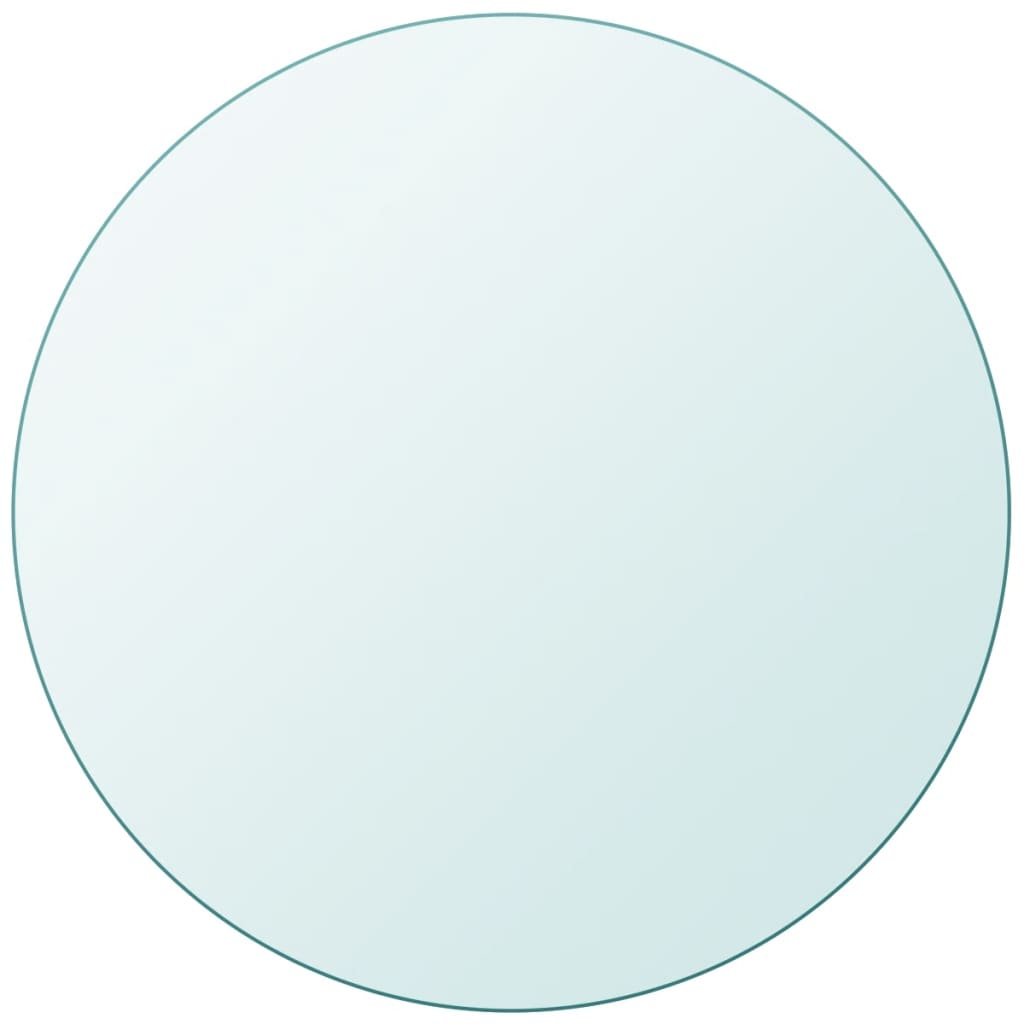 Table Top Tempered Glass Round 800 mm