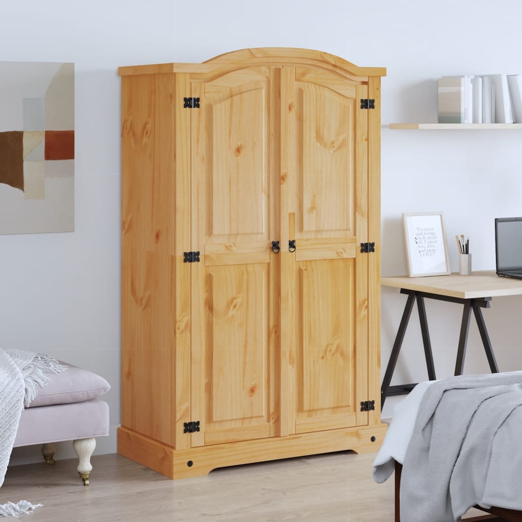 GRACE 2 Door Wardrobe Brown - 101cm