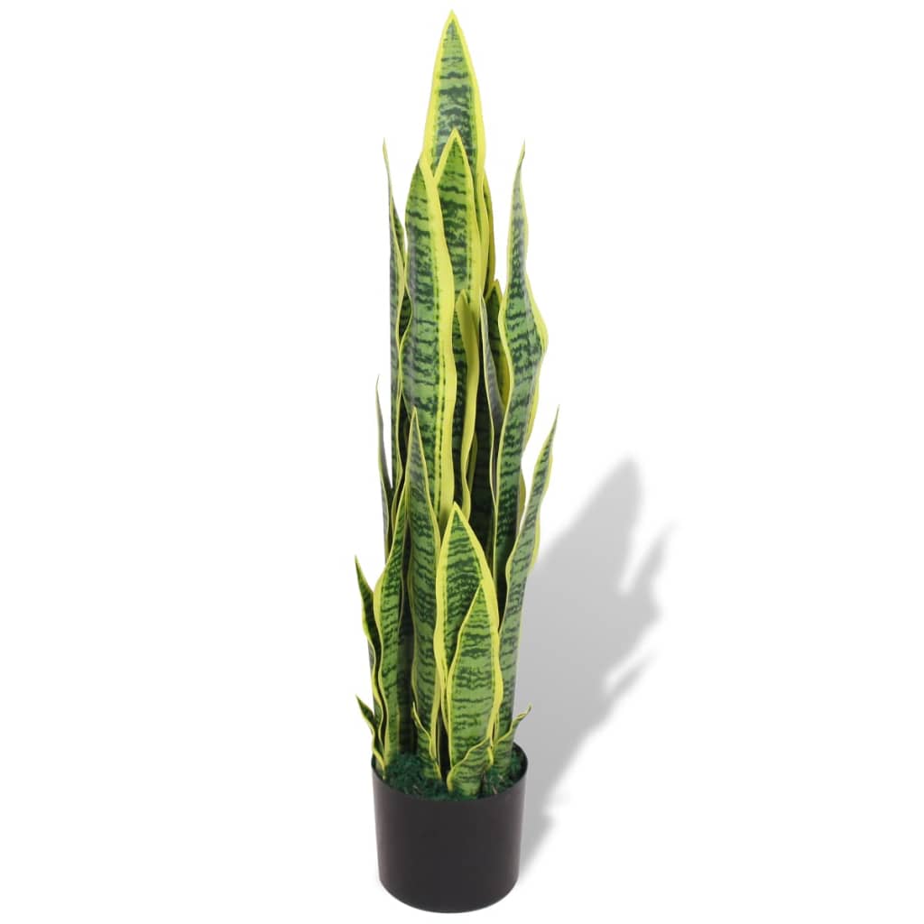 Artificial Sansevieria Plant with Pot 90cm Green