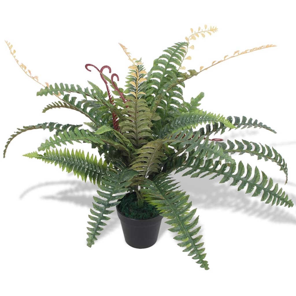 Artificial Fern Plant with Pot 60cm Green