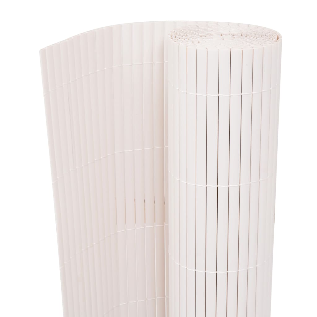 Garden Fence Double-Sided PVC 150x300 cm White