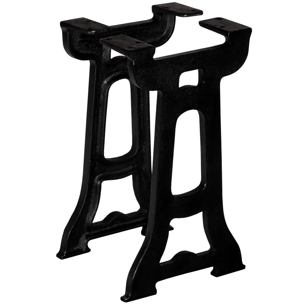 Bench Legs 2 Pieces Y-Frame Cast Iron