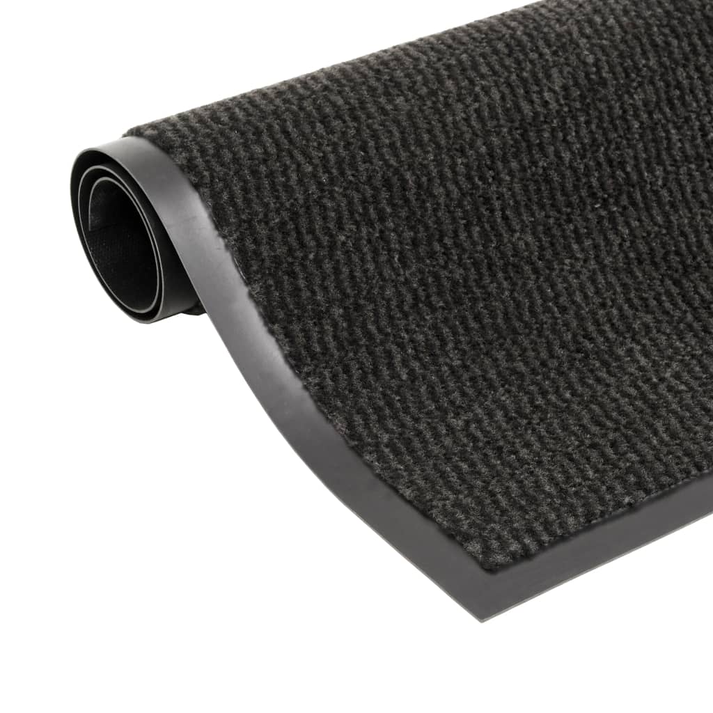 Dust Control Mat Rectangular Tufted 40x60cm Black