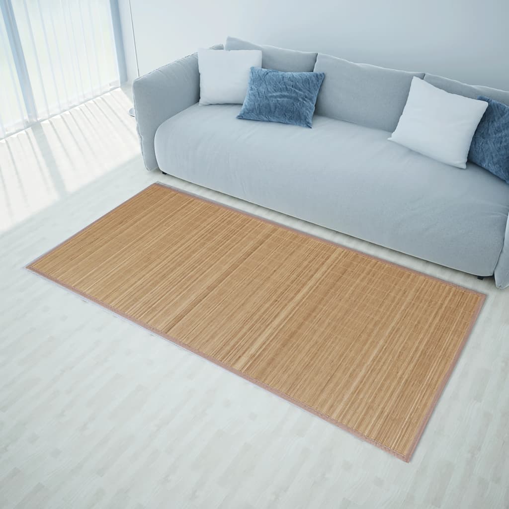 Rug Bamboo 160x230cm Brown