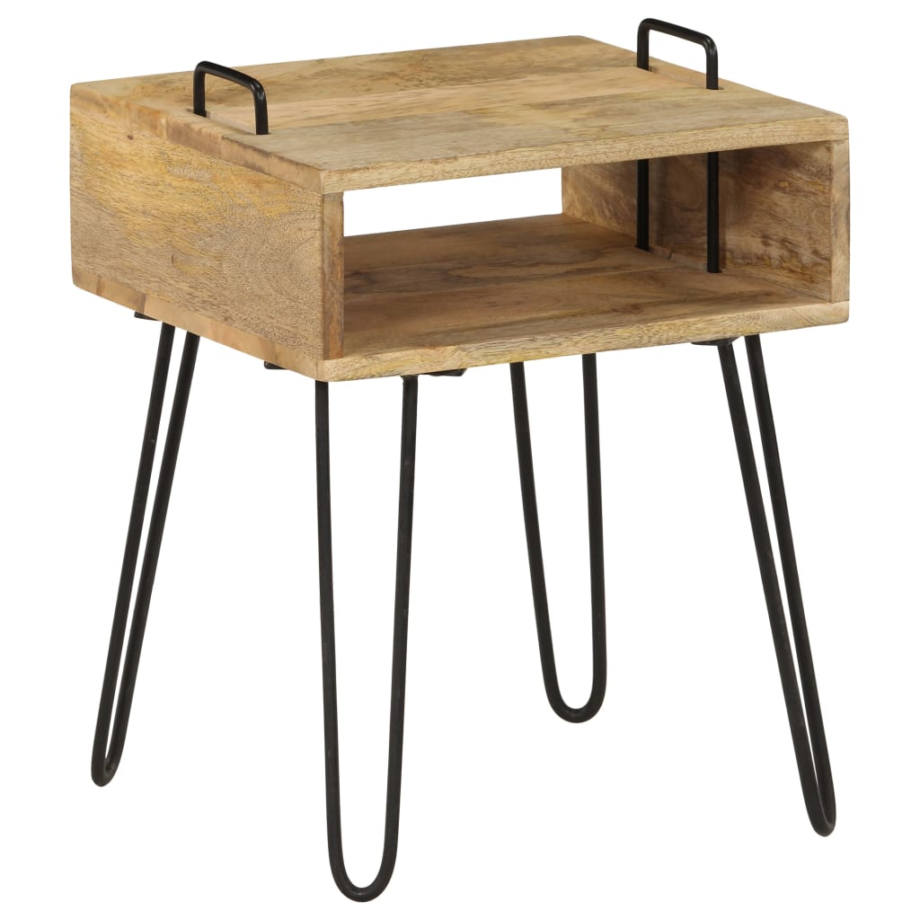 Bedside Table - SANFORD Nightstand Natural 40cm