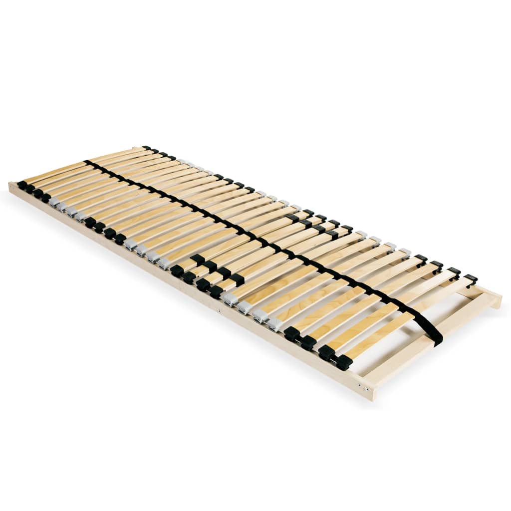 Slatted Bed Base with 28 Slats 7 Zones 70x200 cm