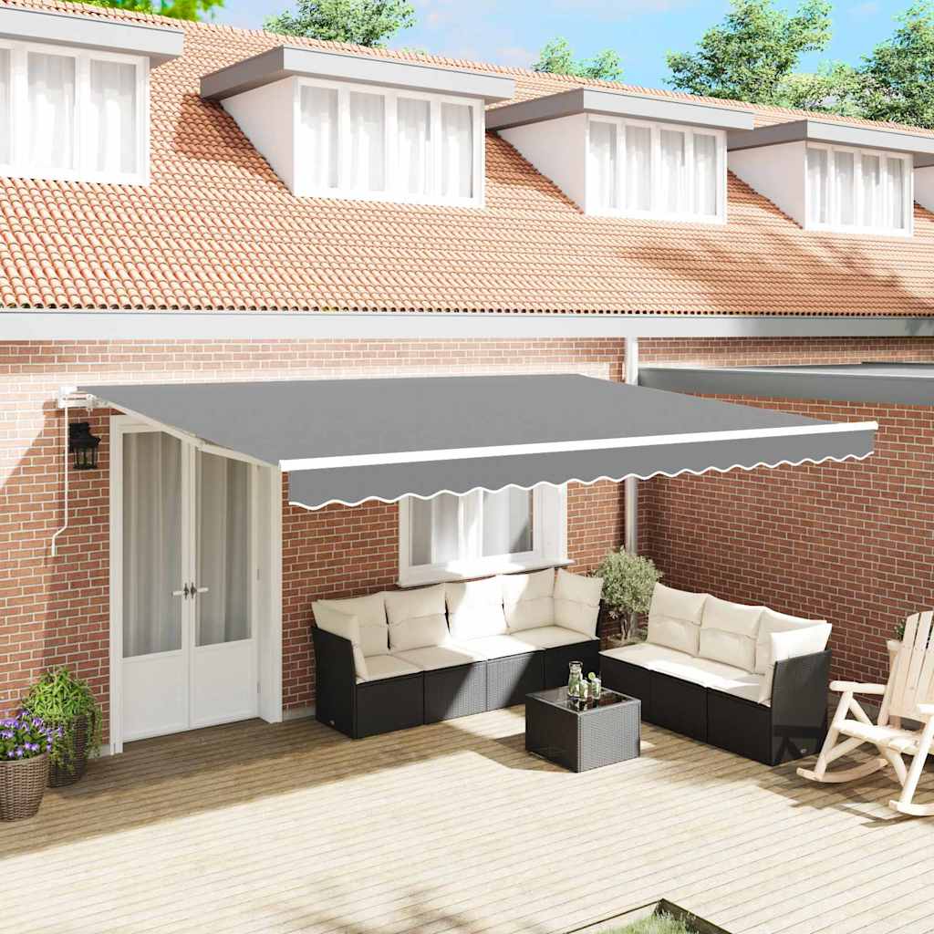 VIHAM Awning Frame Manual 400x300 cm Aluminium - White