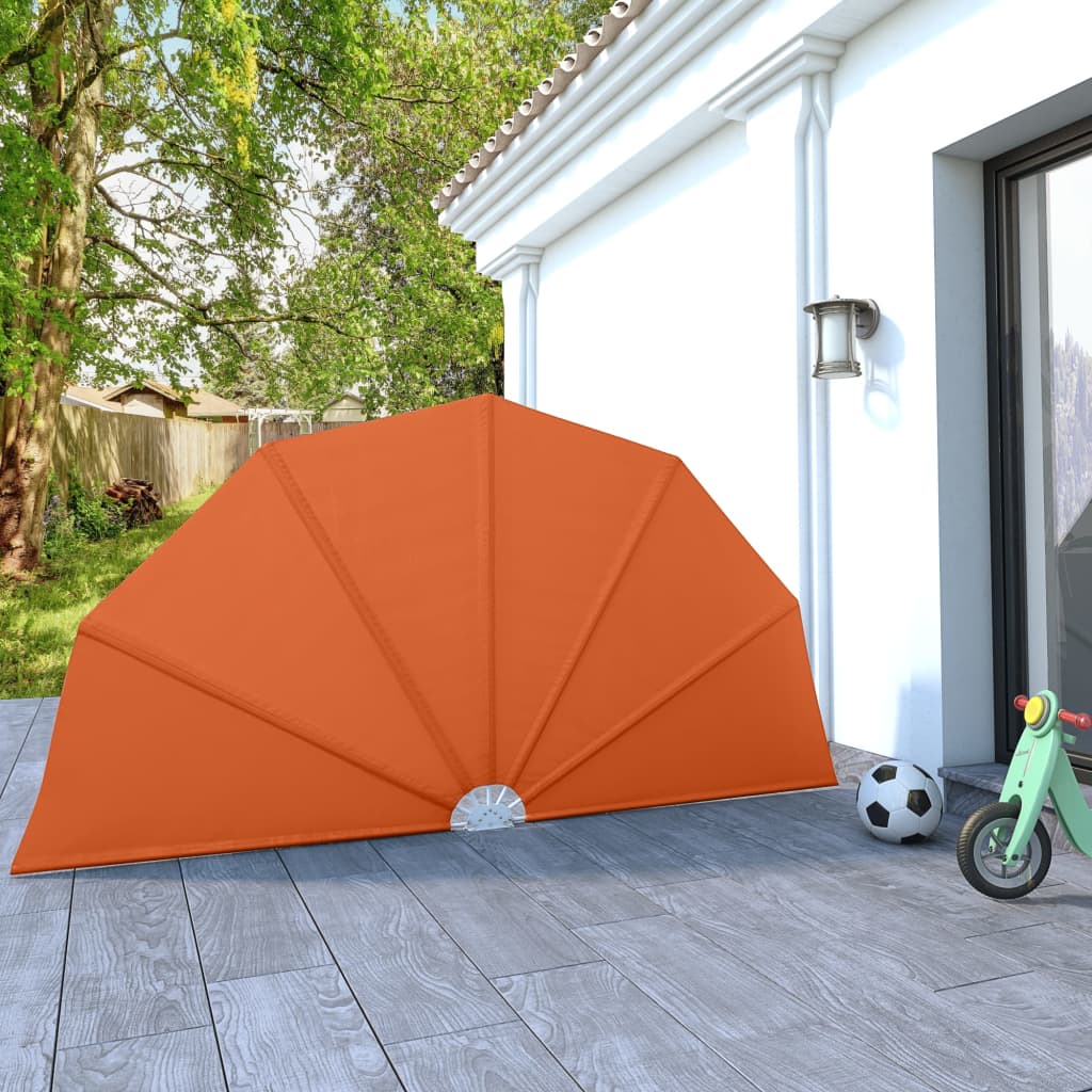 Collapsible Terrace Side Awning Terracotta 160 cm