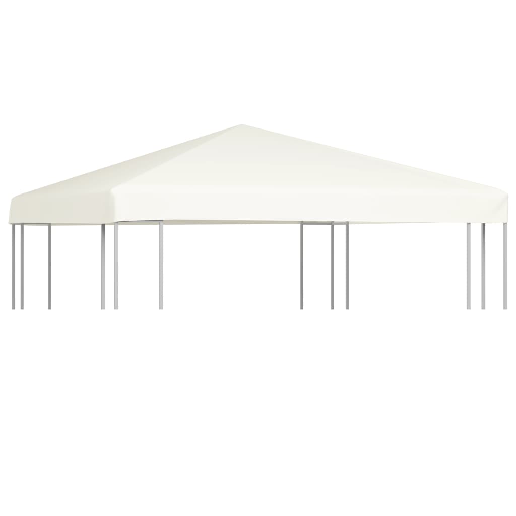 Gazebo Top Cover 310 g/m2 3x3 m Cream White