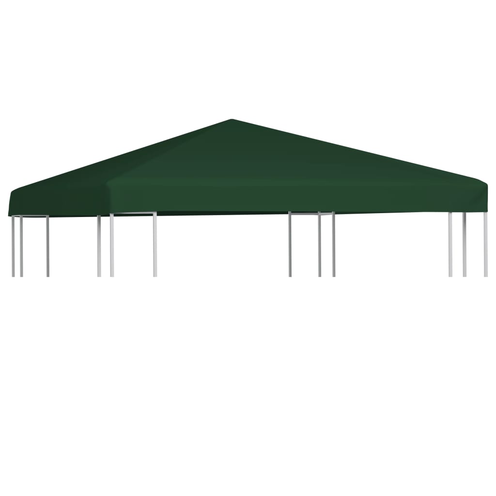 Gazebo Top Cover 310 g/m2 3x3 m Green