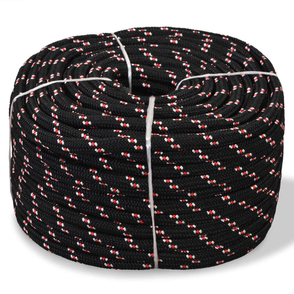 Marine Rope Polypropylene 16 mm 250 m Black