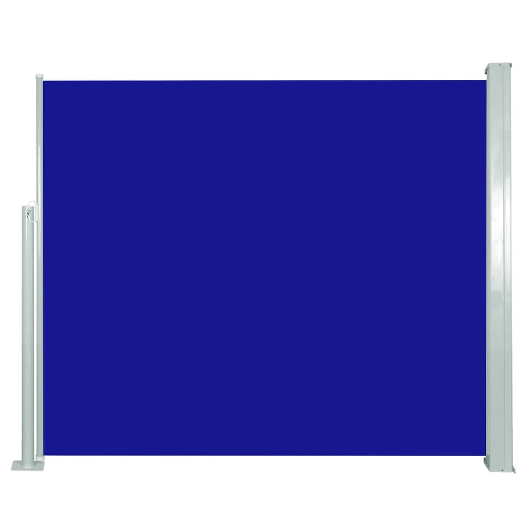 Retractable Side Awning 120 x 300 cm Blue