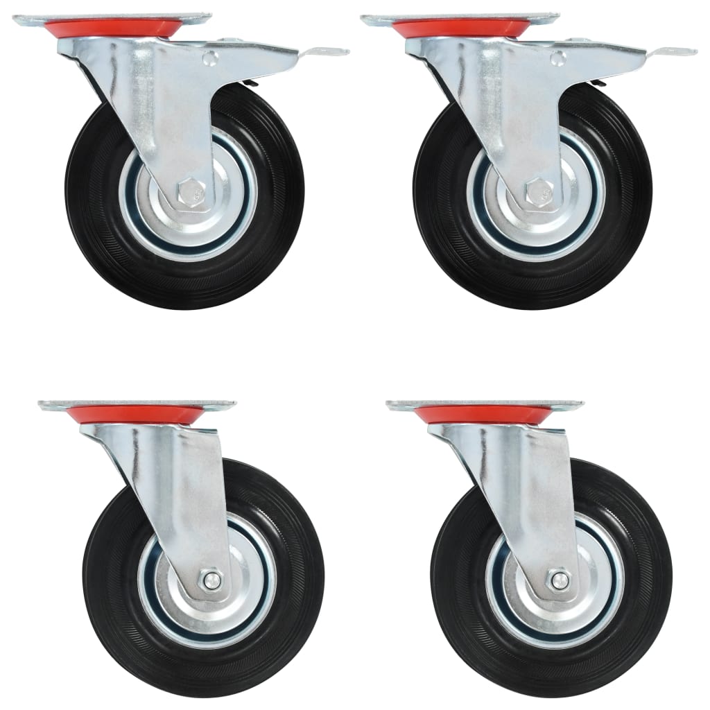 Swivel Casters 4 pcs 125 mm