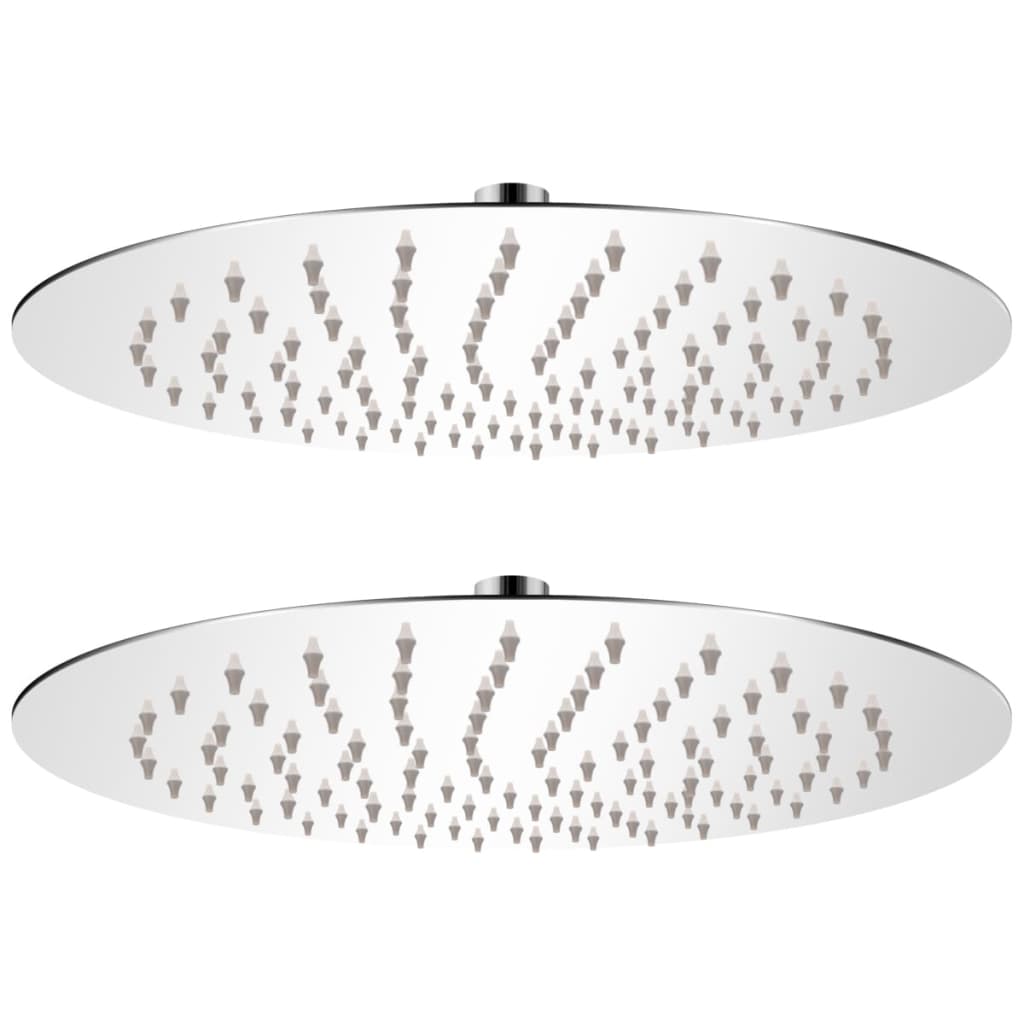 Rain Shower Head 2 pcs Stainless Steel Ã ̃ 25 cm