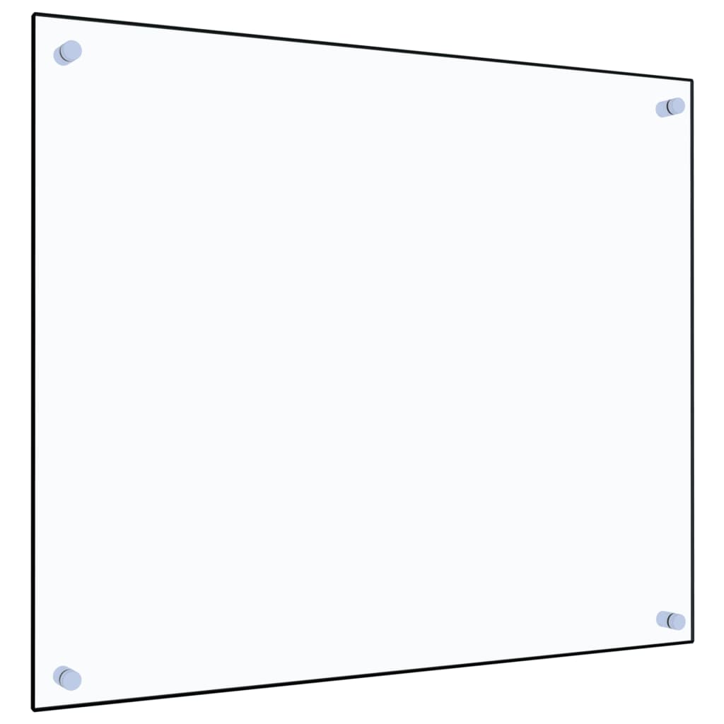 Kitchen Backsplash Transparent 70x60 cm Tempered Glass