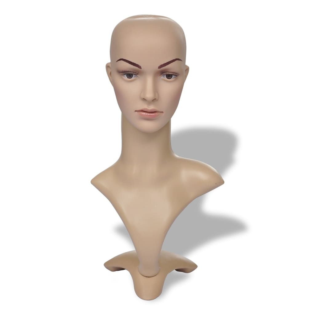 Mannequin Head Women PE - Light Skin
