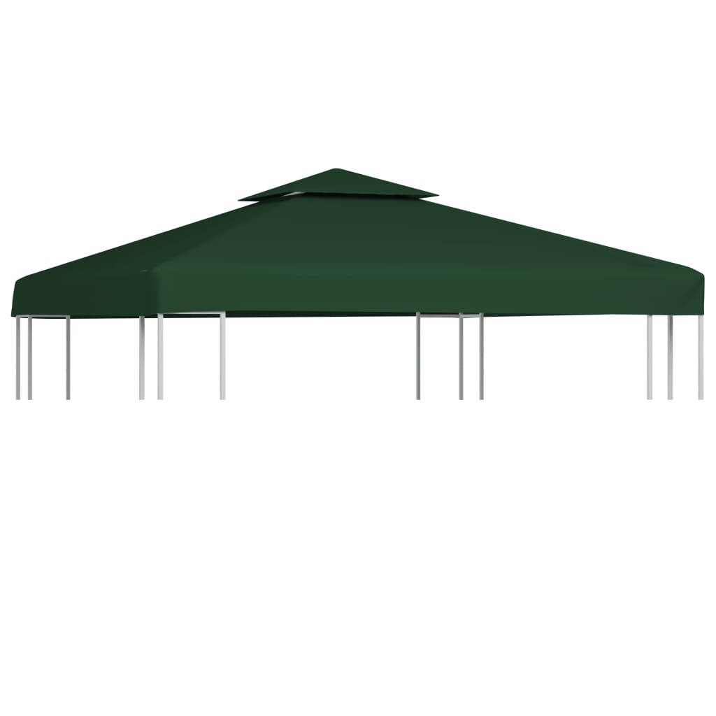 Gazebo Cover Canopy Replacement 310 g / m2 Green 3 x 3 m