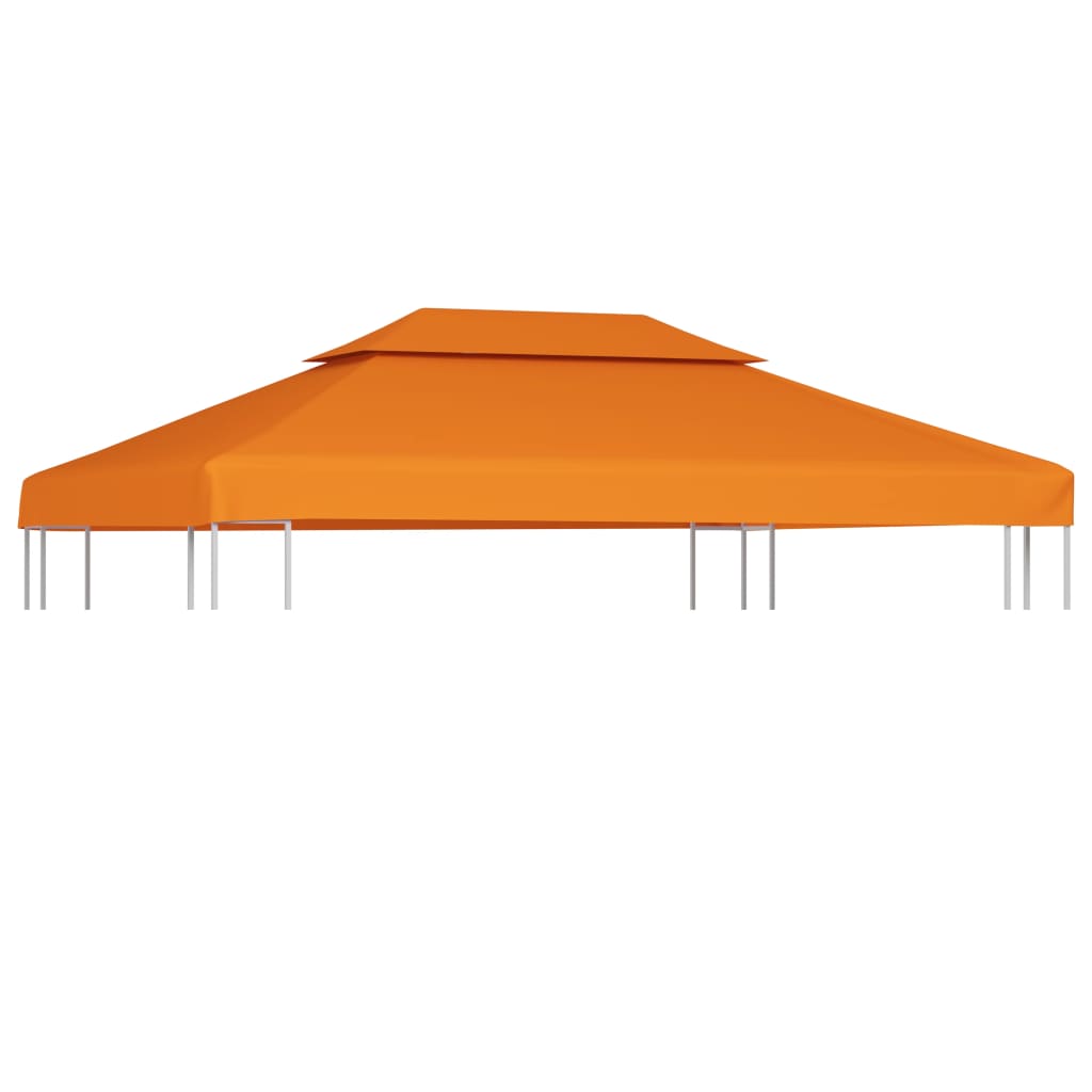 Gazebo Cover Canopy Replacement 310 g / m2 Orange 3 x 4 m