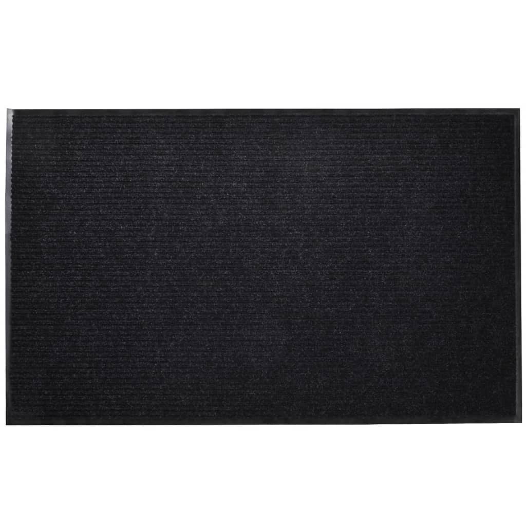 Black PVC Door Mat 90x120cm